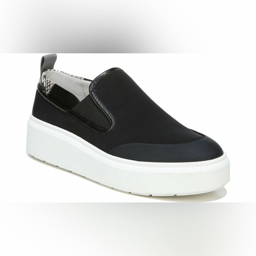 Women Franco Lazer Platform Slip On Sneaker Black Fabric | Franco…